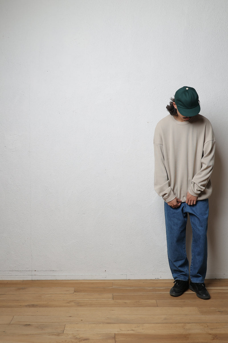 【2023 S/S】Shiny waffle elbowpatch L/S / シャイニーワッフルエルボーパッチ L/S