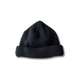 Shallow knit cap（シャローニットキャップ/ブラック）