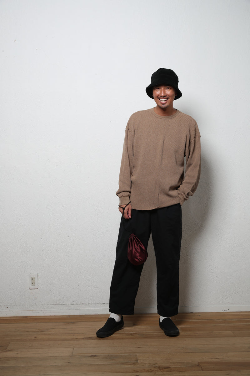 70%OFF!! Open end waffle L/S（オープンエンドワッフルロングスリーブ）