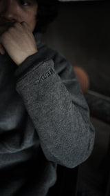 Rayon melton fleece harf zip parka（レーヨンメルトンフリースハーフジップパーカ）