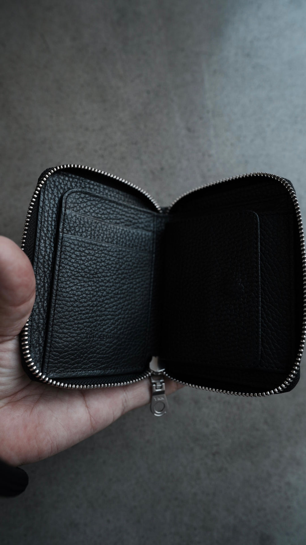 再入荷分】Shrink leather mini wallet（シュリンクレザーミニ