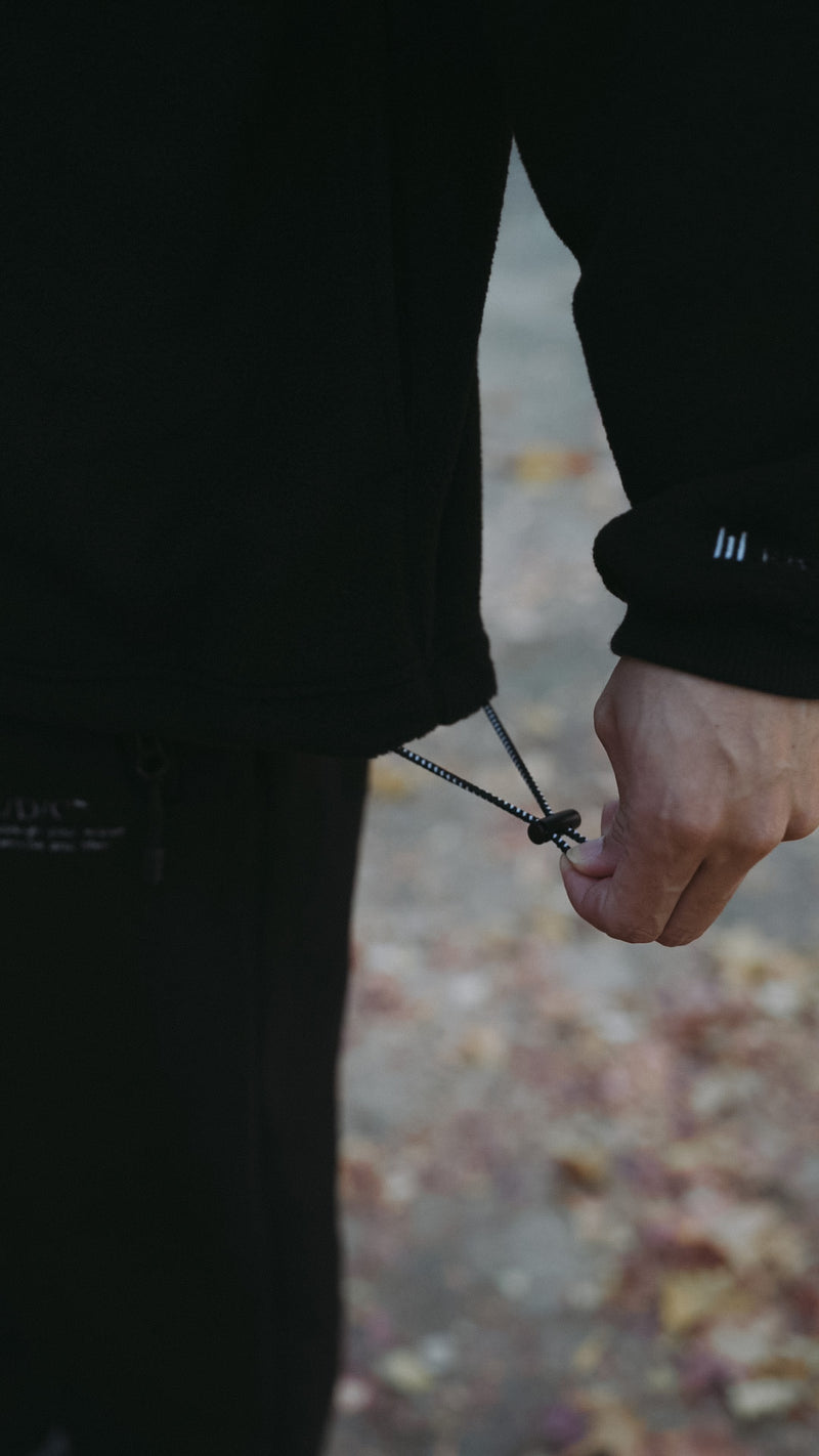 Rayon melton fleece harf zip parka（レーヨンメルトンフリースハーフジップパーカ）