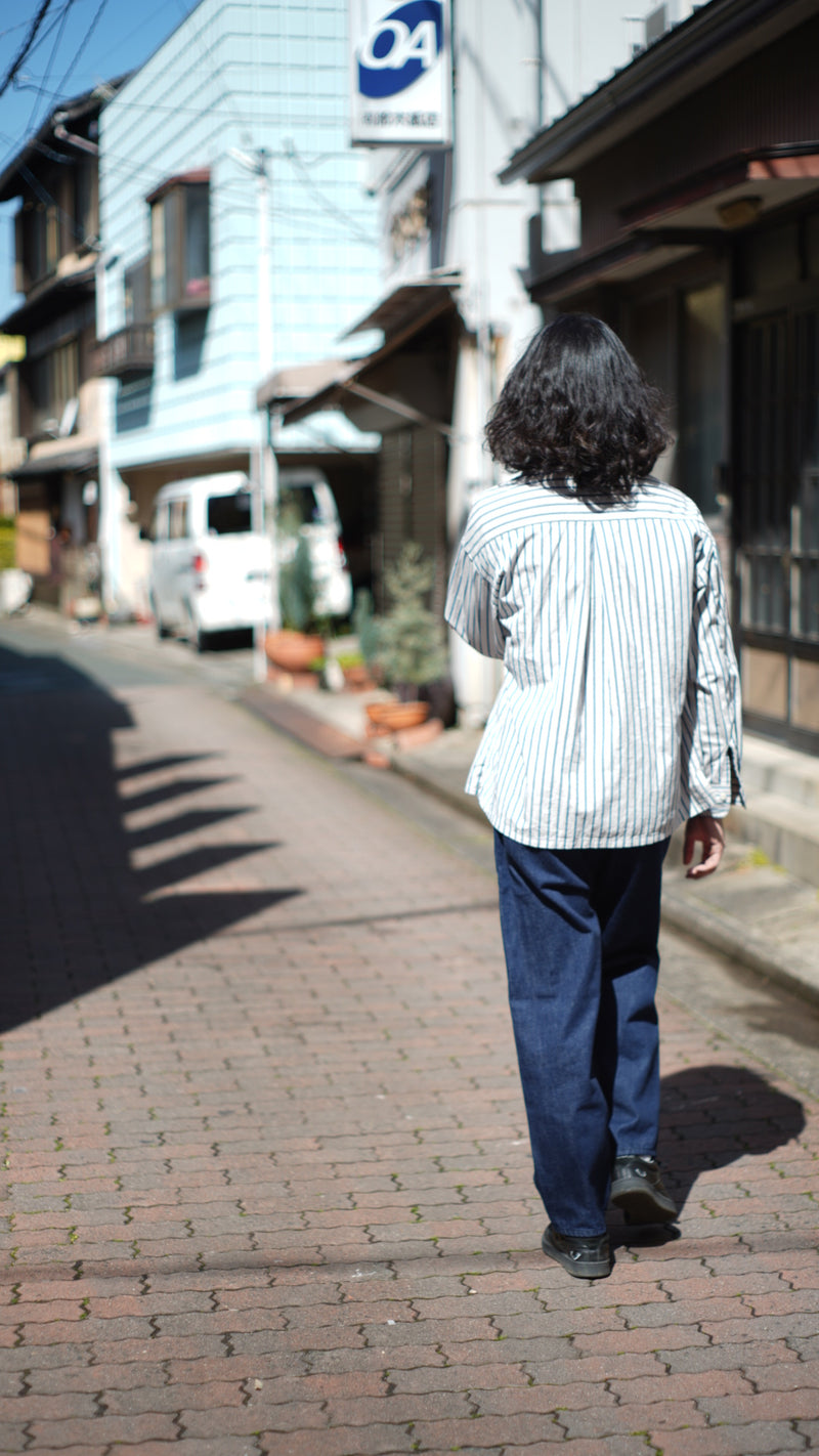 【限定ITEM 2023 S/S】One wash 日常のAKAMIMI denim slacks(ワンウォッシュ日常の赤耳デニムスラックス)