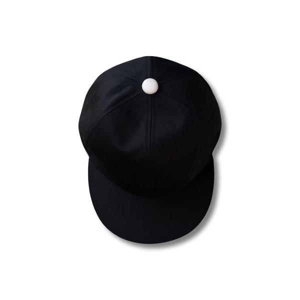【2023 S/S】Chino cross baseball cap（チノクロスベースボールキャップ/ブラック）